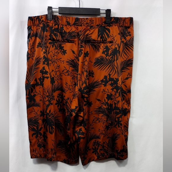 NWT Future Colletive Kahlana Barfied Brown Shorts Women's XL Brown Casual Retro - Picture 7 of 12